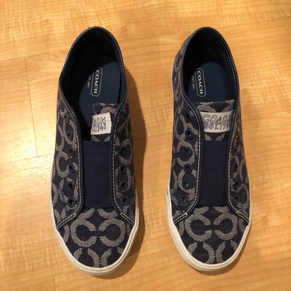 coach laceless sneakers